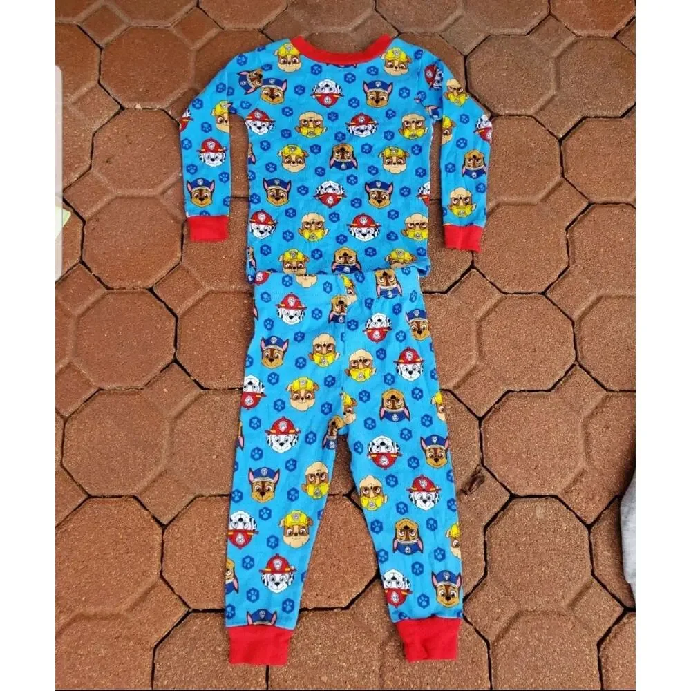 PAW Patrol Toddler Boy 4-Piece Set 2T - Cotton Pajamas, Sweatshirt & T-Shirt PJs